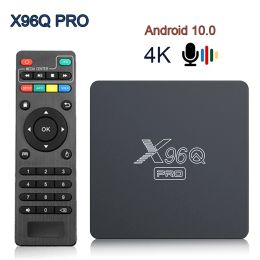 Box Newest X96Q PRO Smart TV BOX Android 10 Allwinner H313 2GB 16GB X96Q PRO 2.4G WiFi 4K HD SetTop Box 1G8G VS X96