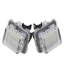 2pcs 18 LED Error Free Number Licence Plate Light Car Bulbs Auto Lamp Car Accessories Fit For W204 W212 W216 W221 2009~1335255