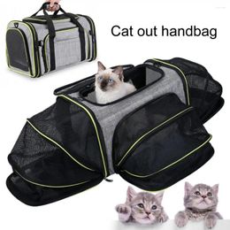 Cat Carriers Pet Bag Convenient Fine Ductility Foldable Small Medium Seat Travel Handbag Supplies