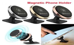 Universal Car Phone Holder 360 Degree GPS Magnetic Mobile Phone Holder For iPhone 7 6s plus Samsung Huawei Magnet Mount Holder Sta3719625