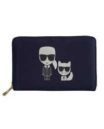 Women PU Wallets Purses Karl Lagerfelds Pattern Girls Long Wallets Kawaii Animal Female Fashion Coin Pockets Bags3899573