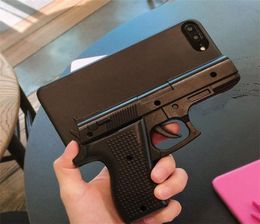 3D Model Gun Phone Case Cover For Iphone 11 Pro Max Xr Xs 8 7 6 6s Plus Protective Cover Shell Cell Phone Case Covers Uncommon Cel9778533