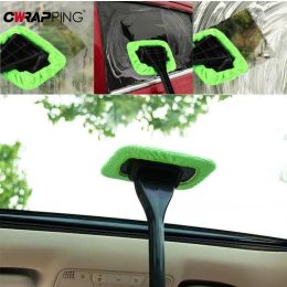 Car Glass Window Cleaner Brush Towel Kit Cleaning Wash Tools Cars Accessories Wash Tools Long Handle Wash Brush Auto Glass Wiper