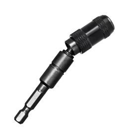 1/4 Inch Hex Shank Pivoting Magnetic Bit Holder Screw Drill Tip Quick Change Locking Electric Bit Holder Power Tool Accessories