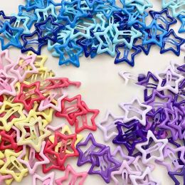 Simple Y2K Dopamine Colorful Lovely Hair Pins Stars Sweet Cool Cute Versatile Hair Clips for Girls Korean Hair Accessories
