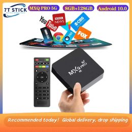 Box 7T BOVV Smart TV Box Android Box MXQ PRO 3D 4K Video Android Box Set Support 4K Dropshipping