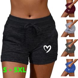 Womens Bottoming Shorts Summer Quickdrying Sports Short Pants Casual High Waist Drawstring Plus Size S5XL 240409
