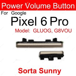 For Google Pixel 6 7 Pro 6pro 7pro On OFF Power Volume Side Keys Volume Power Buttons Repair Parts