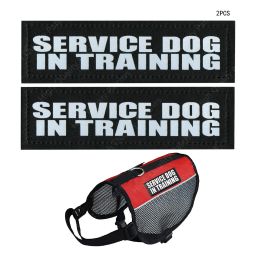 K9 Service Dog Embroidered Fabric Patch Pet Dog Training Vest Magic Patch Glow-in-the-Dark Micro Badge Hook and Ring Embroidery