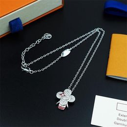 New style cartoon sets diamond flower necklace hand sweet fashion joker