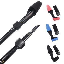 2pcs/set Fishing Rod Tie Tip Cover Sleeves Pole Tie Strap Fastener Protect Case Fishing Rod Tip Cover Strap Fishing Tools