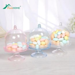 Transparent Plastic Tray Candy Box packaging Chocolate candy box Baby Shower Wedding Kids Birthday party Candy gift boxes