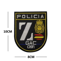 Spain Fag Patch A LLORAR A LA LLORERIA Tactical Spanish Badge Military Patch Backpack Sticker Embroidered Hook&loop