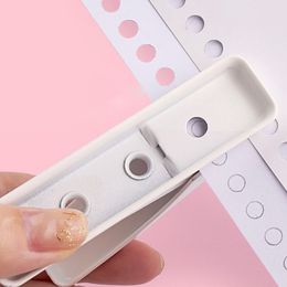 Metal Single Hole Puncher Hand Paper Punch Single Hole Scrapbooking Punches Paper Cutter Machine School Office Supplies