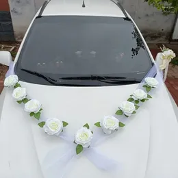 Decorative Flowers Artificial Flower Wedding Car Decoration Front Supplies Main Creative Fleet