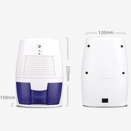 500Mlportable Dehumidifier Mute Moisture Absorbers Air Dryer For Home Room Office Kitchen Deodorizer Air Dryer