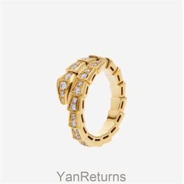 Multiple styles 18K gold snake ring open serpentine viper ring unisex womens mens ring Not tarnishing Not fade Not allergic silver246Y