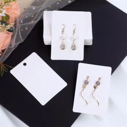 50pc Earrings Necklaces Display Cards for Jewellery Display Boxed and Packaging Cardboard Hang Tag Card Ear Studs Paper Card