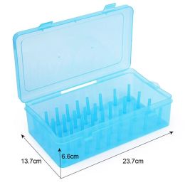 Sewing Threads Storage Box Bobbin Carrying Case Container Holder Transparent Needle Spool Storage Organizer Diy Sewing Access