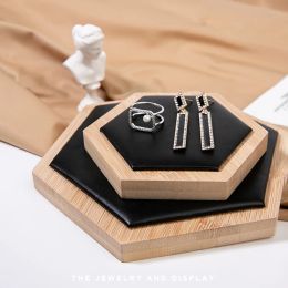 Bamboo Jewellery Tray Necklace Display Stand Bracelete Ring Earring Box Organiser Jewellery Holder Plate Show Case