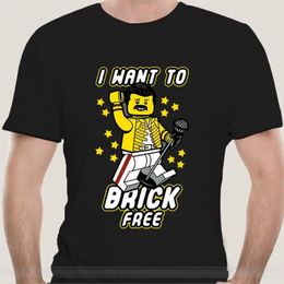 I Want To Brick Free Mens Tshirt Short Sleeve Men #39S T Shirt Size S 3Xl Fashion Classic Style Tee 240409