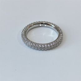 Full Diamond Ring Light Luxury Personality Fashion All-Match Temperament Simple Ins Niche Design Jewellery Accessories3093