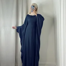 Ethnic Clothing Women Abaya Dubai Turkey Muslim Islam Robe Ramadan Khimar Saudi Arabia Prayer Dress No Headscarf Clothes