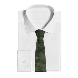 Camouflage Neckties Men Women Skinny Polyester 8 cm Classic Neck Ties for Men Suits Accessories Business