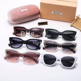 Cat Eye Sunglasses Gradient Lenses Sun Glasses Classic Letters Women Polarized Sunglasses Trendy Brand Eyeglasses With Box