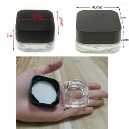 Storage Bottles 30pcs 5ml/9ml Glass Containers Cosmetic Makeup Jar Transparent Jars Cream Container Case For Face Lip Na