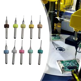 10PCS PCB Drill Bits Set PCB Circuit Micro Mini Board Print Carbide Micro Drill Bit Engraving Bit For Print Circuit Board