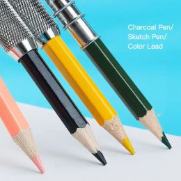 Adjustable Pencil Extender Equipment Pencil Extender Holder Sketch Writing Tool Single Head Writing School Office Stationery