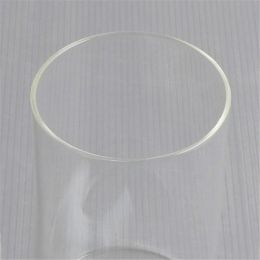 Transparant Cylinder Glass Lamp Shade Replacement for E27 E26 Screw Socket Clear Glass Cover Vanity Light Floor Lamp Chandelier