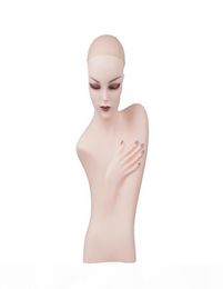 Factory Direct White Skin Female Mannequin Head For Wig or Jewelry or Hat Display8744967