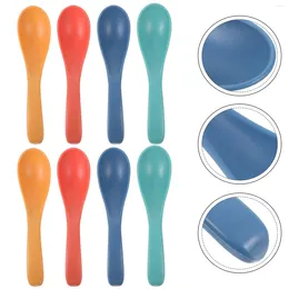 Spoons 8 Pcs Cereal Spoon Small Eating Cutlery Household Soup Pho Dinner Tableware
