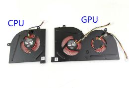 Pads New Genuine GPU + CPU Cooling Fan For MSI GS63VR GS73VR Stealth Pro BS5005HSU2L1/U2F1