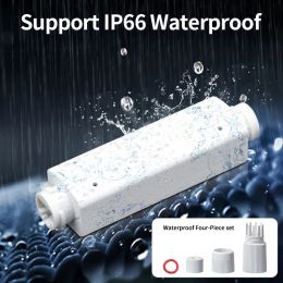 HORACO Waterproof POE Extender IP66 Outdoor 1 Port 10/100Mbps with IEEE802.3af/at 48V 30W for POE Switch Surveillance Camera