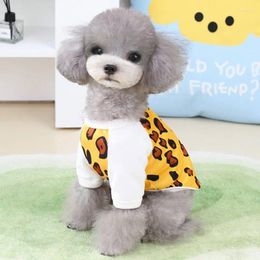 Dog Apparel Small T-shirt Pyjamas Summer Pet Clothing For Yorkies Pomeranian Shih Tzu Maltese Poodle Bichon Schnauzer Clothes Vest