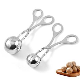 Meatball Maker Tool Clip Non Stick Stuffed Meat Ball Spoon Shaper Cooking Scoop Stainless Steel Kitchen Accessories