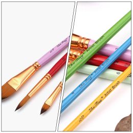 6 Pcs Watercolor Pen Set Drawing Kit Paint Piece Aluminum Tube Oil Painting Paintbrush Pigment Mixing Acrylic Child