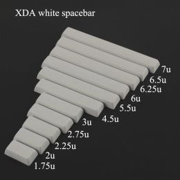 Keyboards XDA Profile Grey White Spacebar For Cherry Mx Switch Mechanical Gaming Keyboard 7 6.5 6.25 6 5.5 4.5 3 2.75 2.25 2 1.75 Key Caps