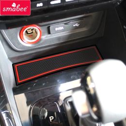 Smabee Car Gate Slot Cup Mat for Chevrolet Captiva 2019 - 2023 Anti-Slip Door Groove Pad Interior Accessories Non-Slip Coaster