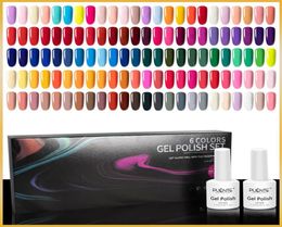 Nail Gel Polish Set 6pcs Colour Soak Off LED UV Semi Permanent Varnish All For Manicure Art Kit7509952