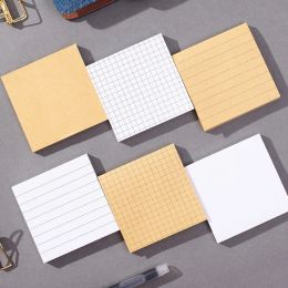 80Sheets/Packs Portable Retro Square Tearable Notepad Message Sticky Notes Notebook Stationery Child Gift Office School Supplies