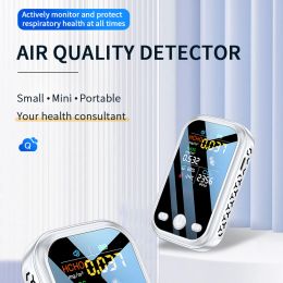 Multifunctional 5 in 1 CO2 Metre Digital Temperature Humidity Tester CO2 sensor TVOC HCHO CO2 PM2.5 Detector Air Quality Monitor