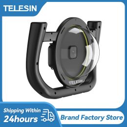 Cameras TELESIN Waterproof Handheld Diving Rig Stabilizer for Underwater Camera Housing for GoPro Hero 5 6 7 8 9 10 DJI Osmo Action Dome