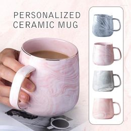 Mugs Nordic Style Marble Ceramic Coffee Tea Cup Breakfast Milk Lover's Gifts Creative Personality Mug