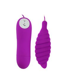 12 Speed Waterproof Jump Egg Vibration Remote Control Mini Pocket Vibration Massage Jump Eggs G point Vibrating Egg Purple3276827