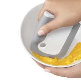 Kitchen Scraper Soft Rubber Scraper Plate Cleaning Tool Integrated Tableware Scraper Cleaning Brush Household Cleaning Tool
