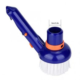 Swimming Pool Cleaning Brush Lightweight Pool Corner Clean Brush No Fading PC Pool Cleaner For Concrete And Plaster Pool Spa To